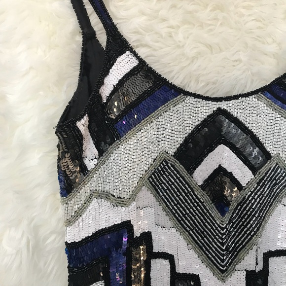 ☆ Host Pick! ☆ Parker NY: Hayden Sequin Tank Dress - Picture 3 of 8